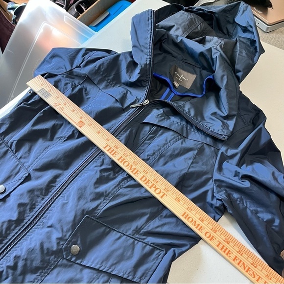 Cole Haan Packable Rain Jacket Navy Women’s Medium K2 - Picture 6 of 8